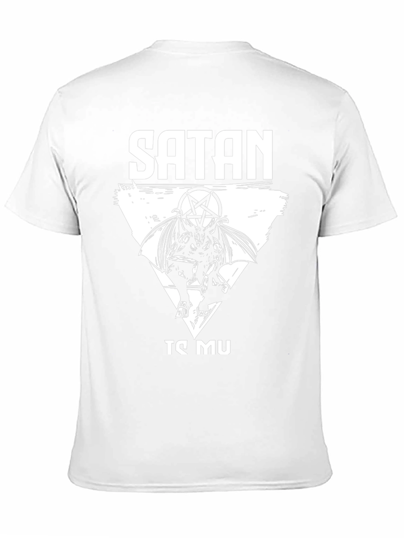 Satanic Graphic Tee - Baphomet Design