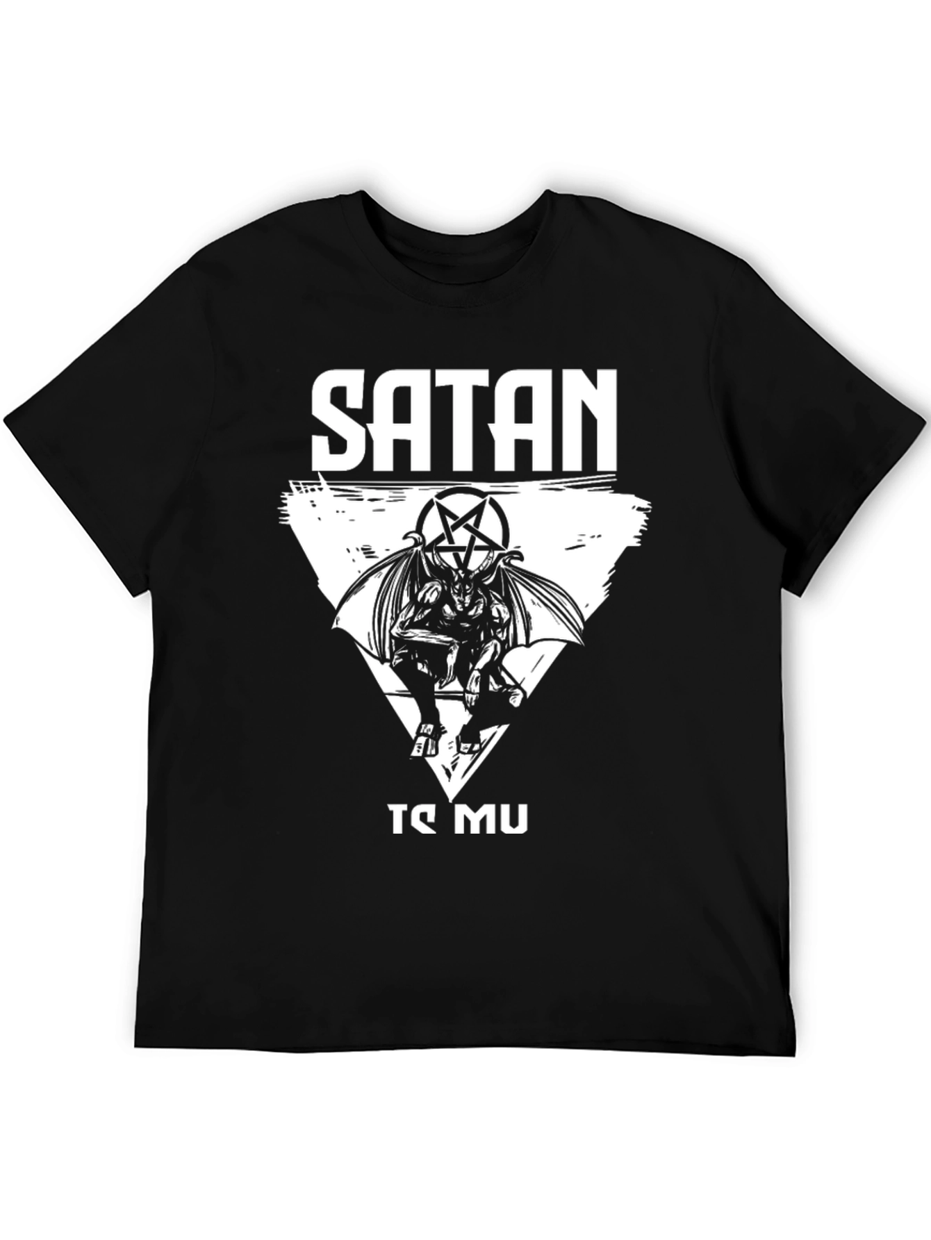 Satanic Graphic Tee - Baphomet Design