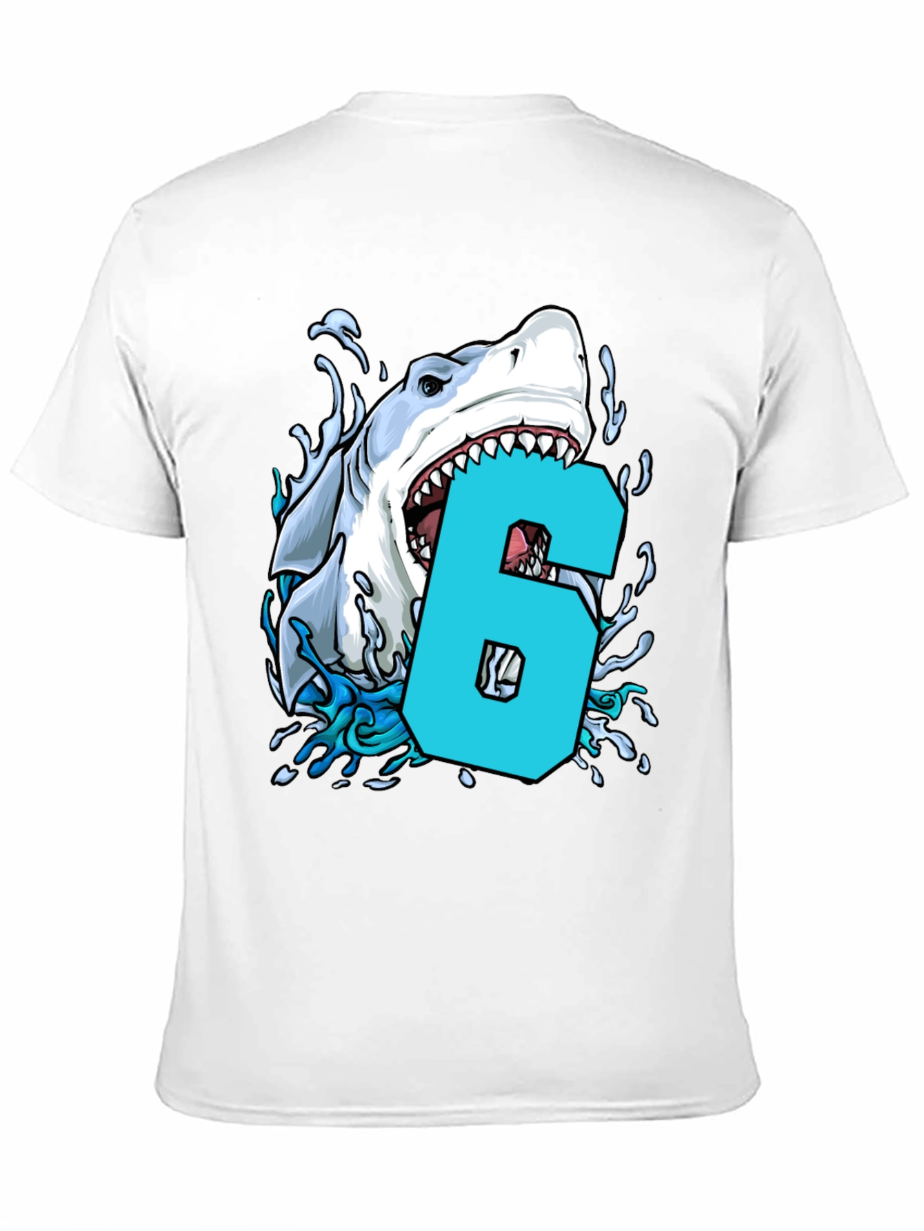Shark Bite Number 6 T-Shirt