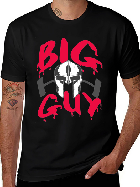 Big Guy T-Shirt - Spartan Gym Design