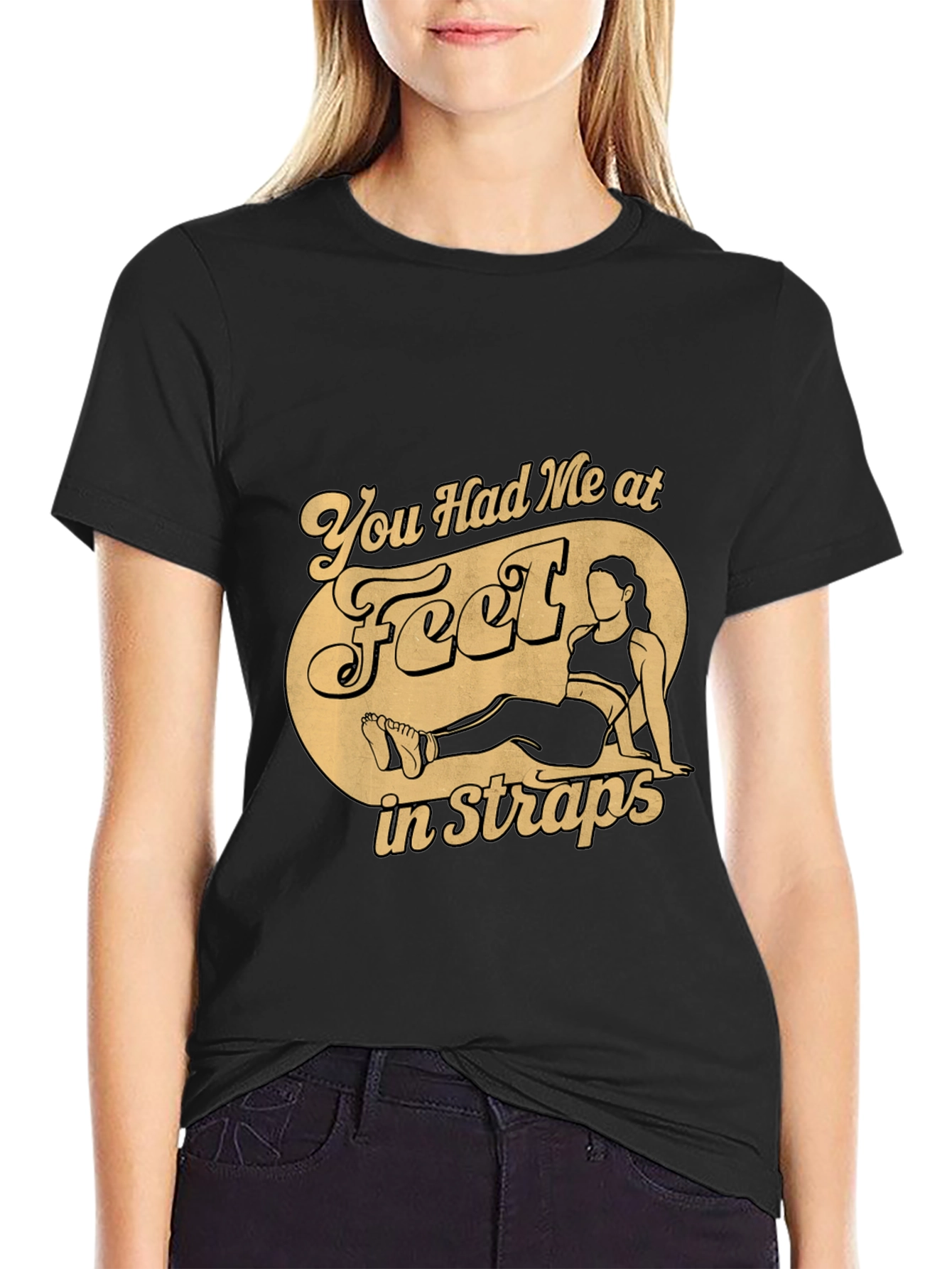 Funny Feet in Straps T-Shirt