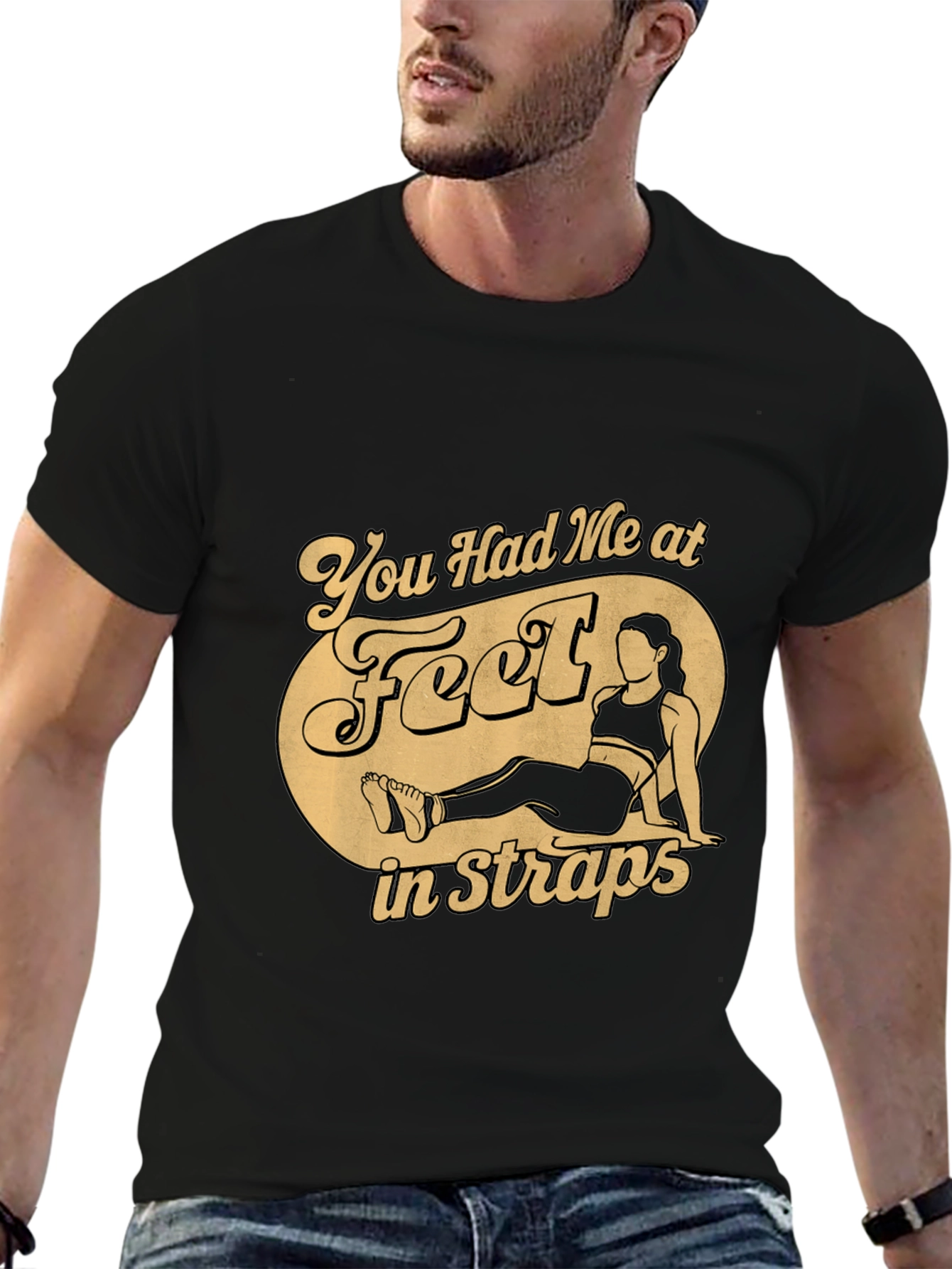 Funny Feet in Straps T-Shirt