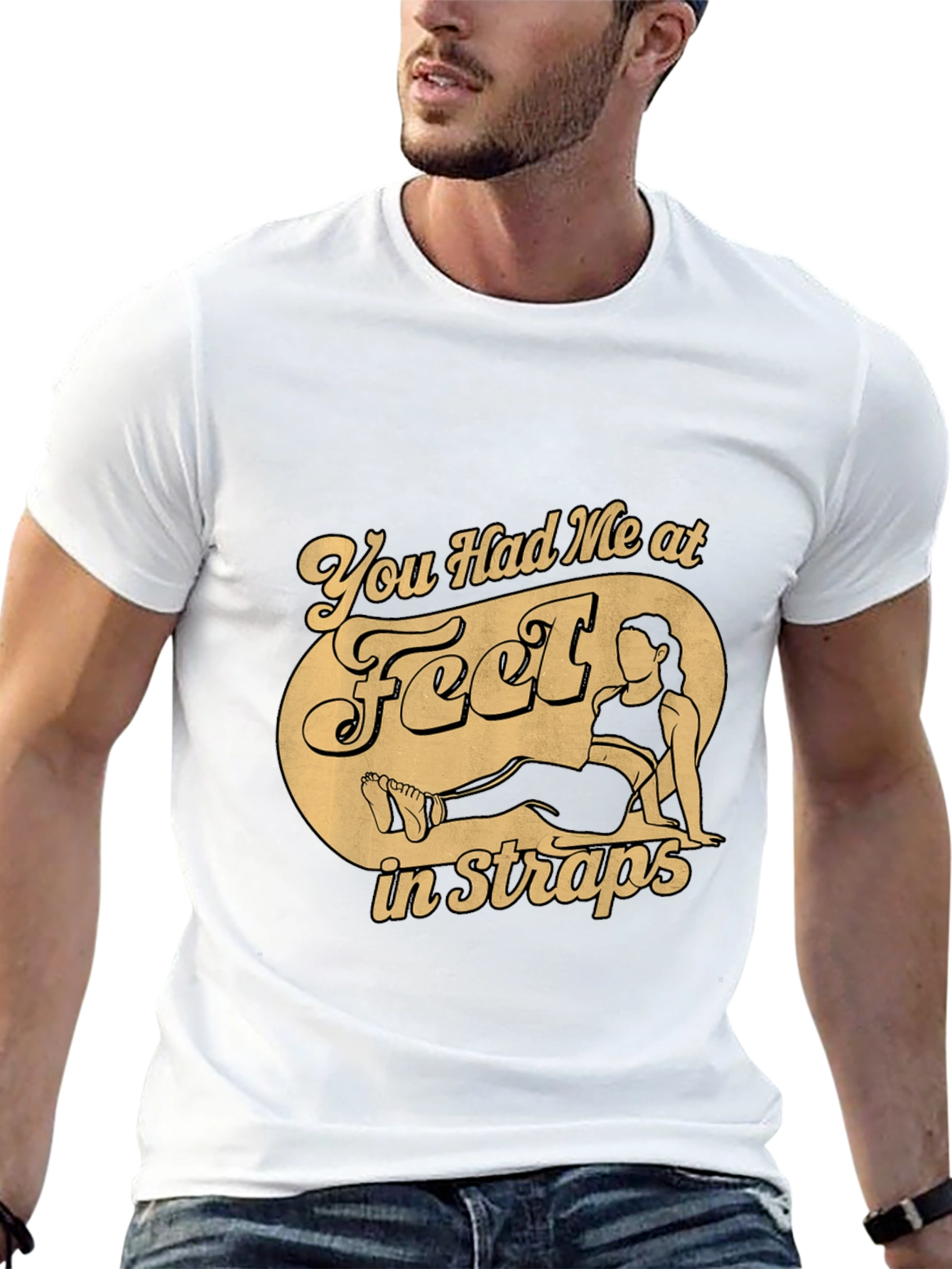 Funny Feet in Straps T-Shirt