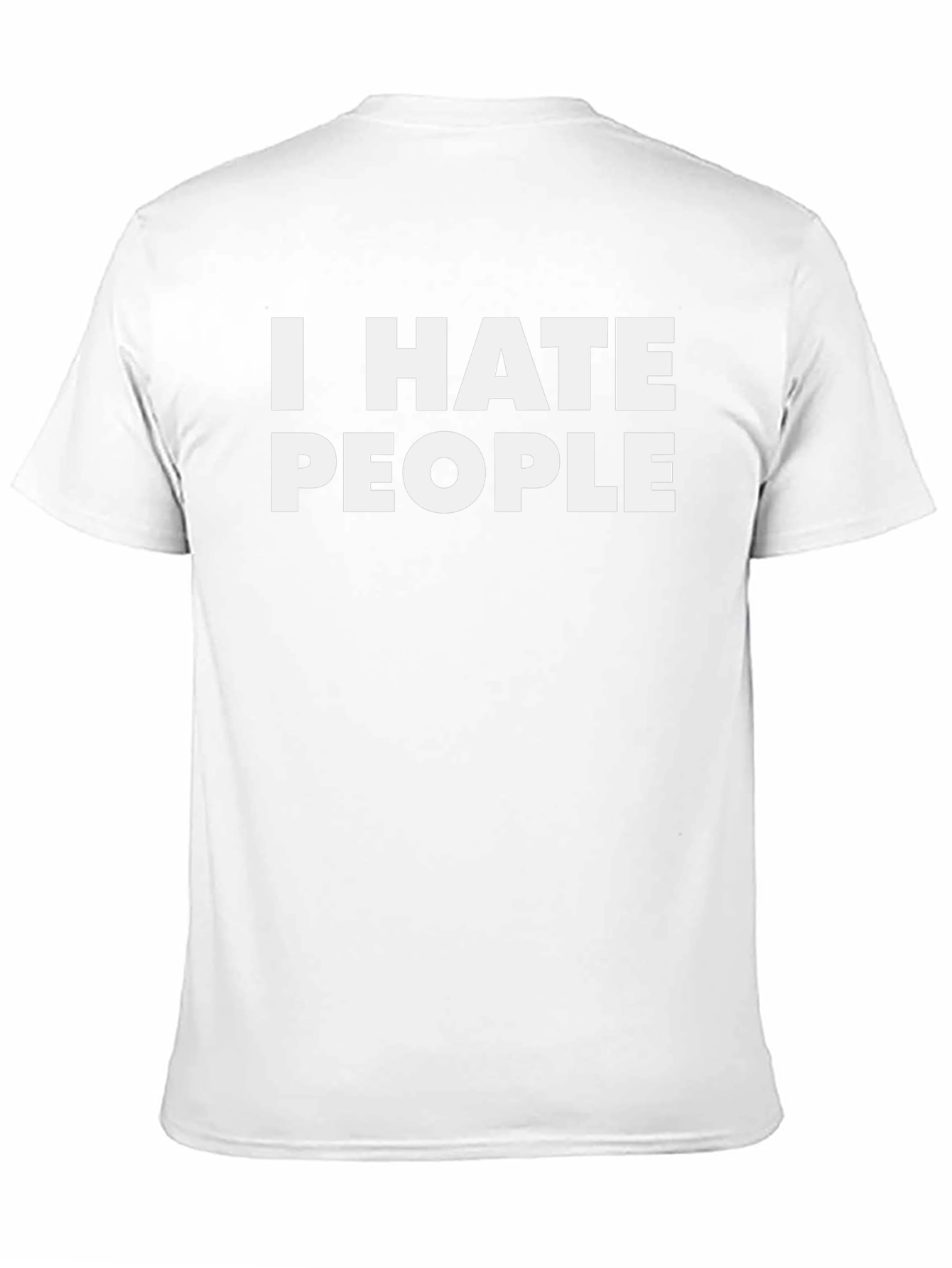 I Hate People Graphic Tee - Anti-Social T-Shirt