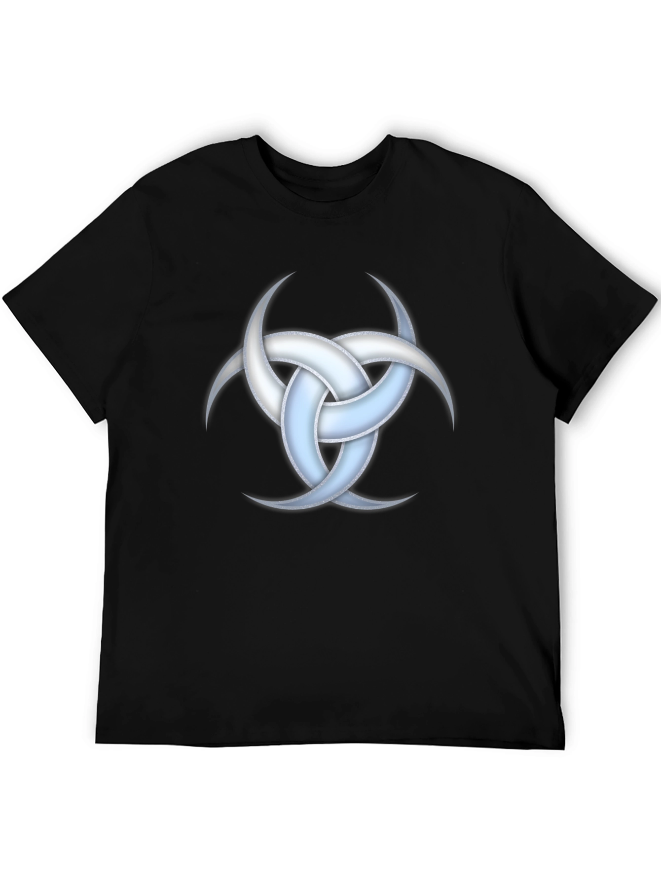 Triple Horn T-Shirt - Triskelion Pagan Symbol