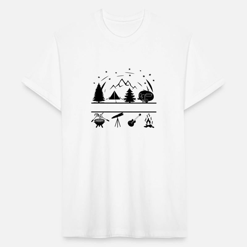 Camping life banner with space to add your own tex