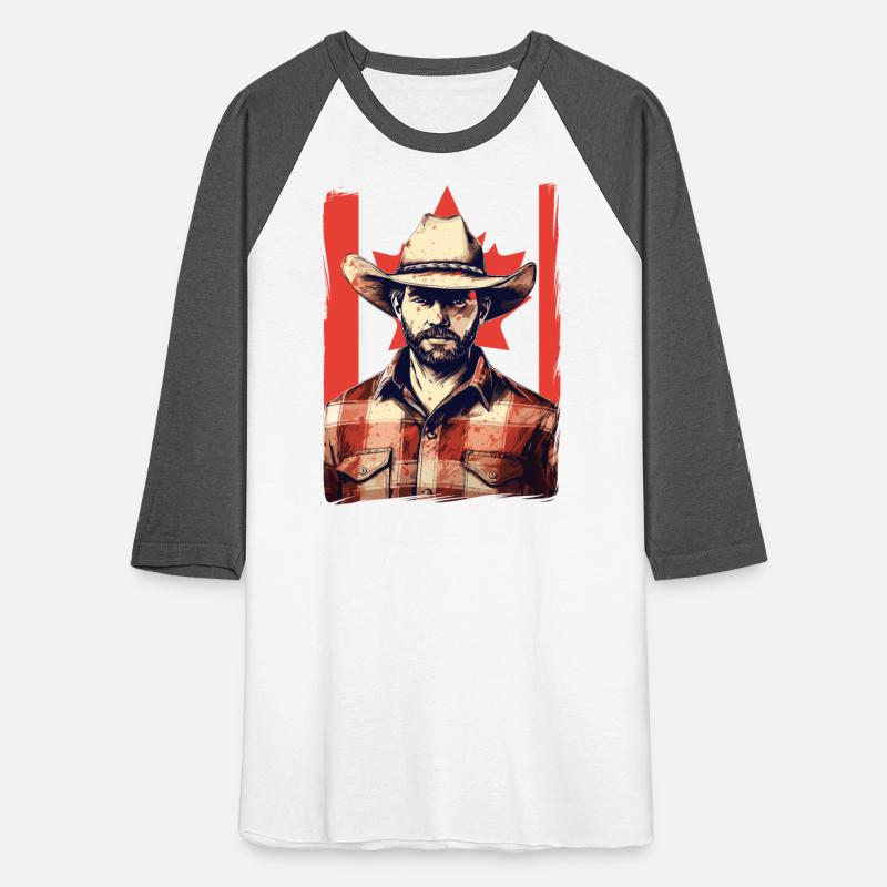 Canada Cowboy With Canadian Flag Horses Lover