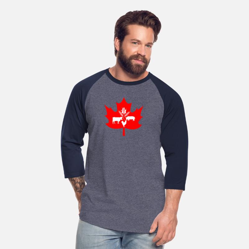 Canada maple leaf farm animal logo