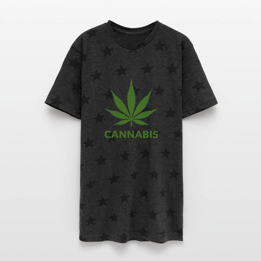 Cannabis Hemp Leaf Statement Green Look