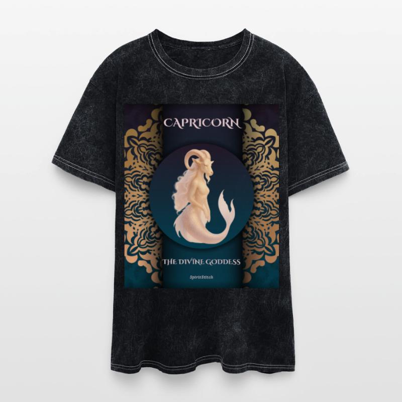 Capricorn Divine Goddess Illustration