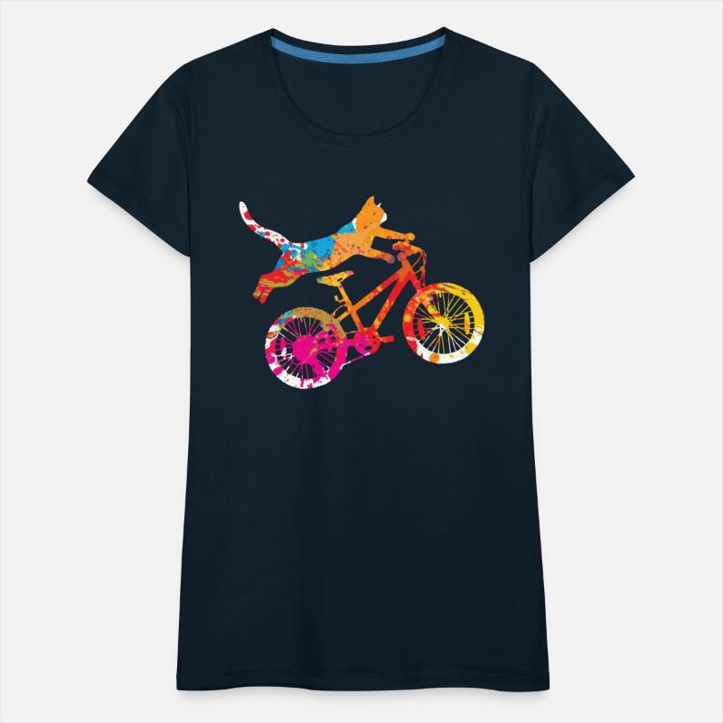 cat on a bike