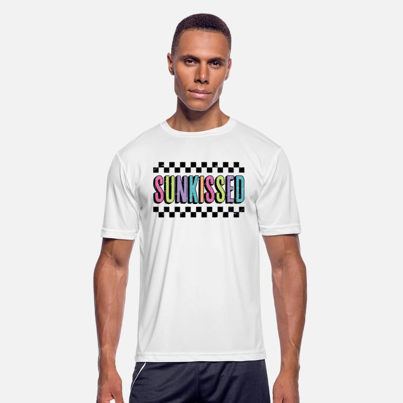 Checkered Neon Sunkissed Summer Vacation