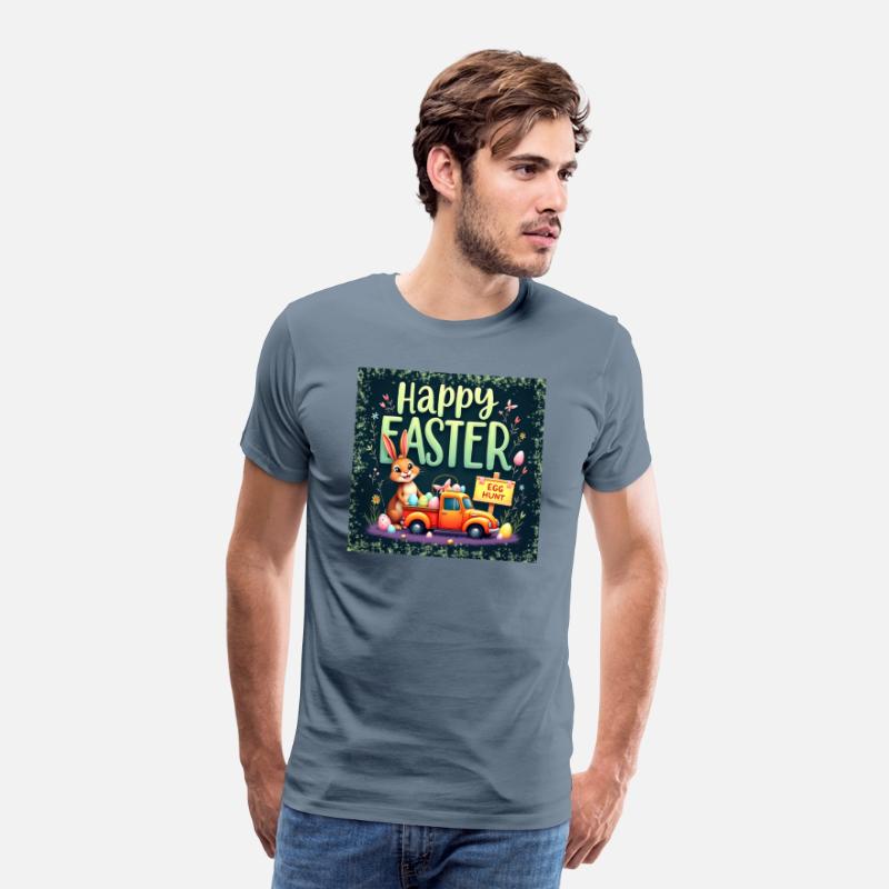 Cheerful Happy Easter Bunny Celebration