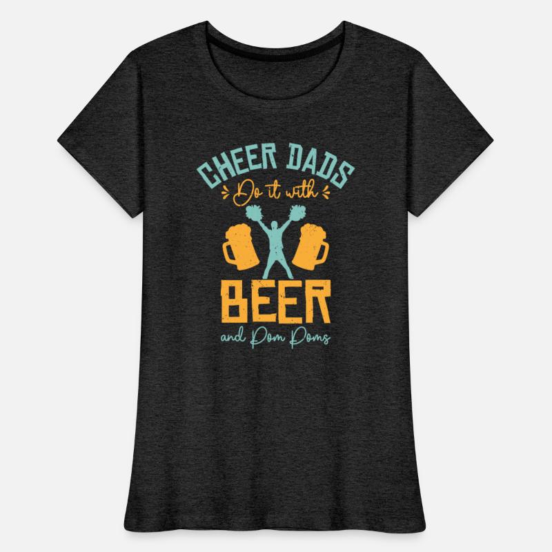 Cheerleader Proud Cheer Dad Cheerleading Beer