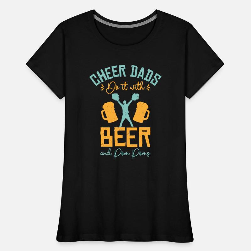 Cheerleader Proud Cheer Dad Cheerleading Beer