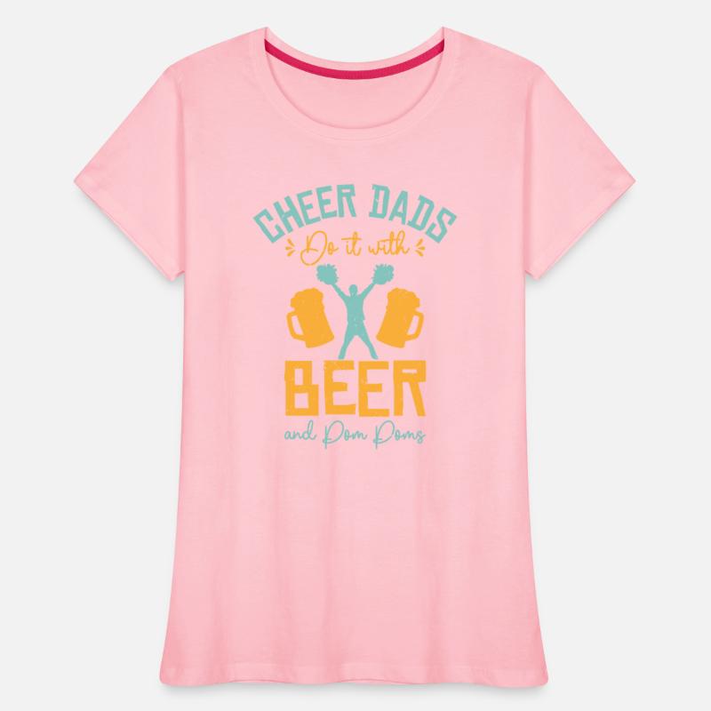 Cheerleader Proud Cheer Dad Cheerleading Beer