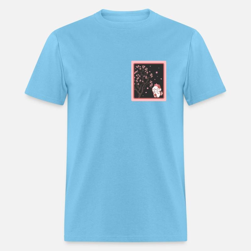 Cherry Blossom Shirt, Kawaii Cat Cherry Blossom