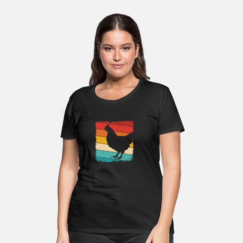 Chicken Vintage T Shirt Funny Farm Poultry