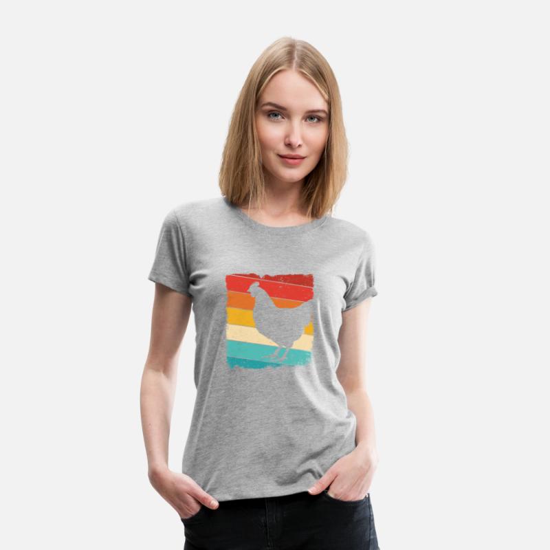 Chicken Vintage T Shirt Funny Farm Poultry