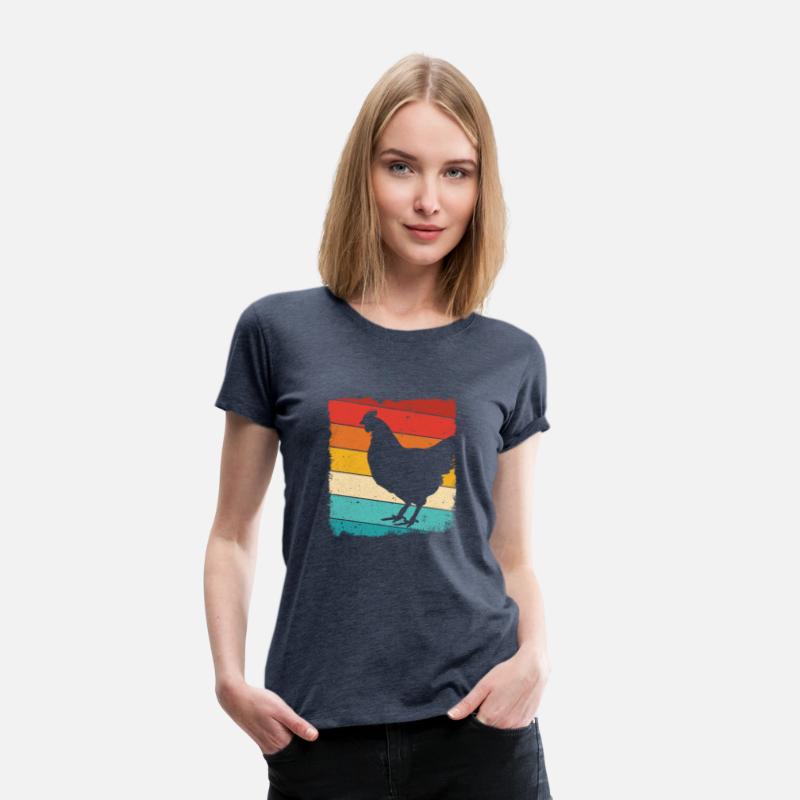 Chicken Vintage T Shirt Funny Farm Poultry
