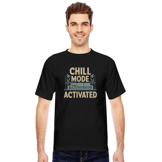 Chill Mode Activated Funny Cat Relaxation Vintage