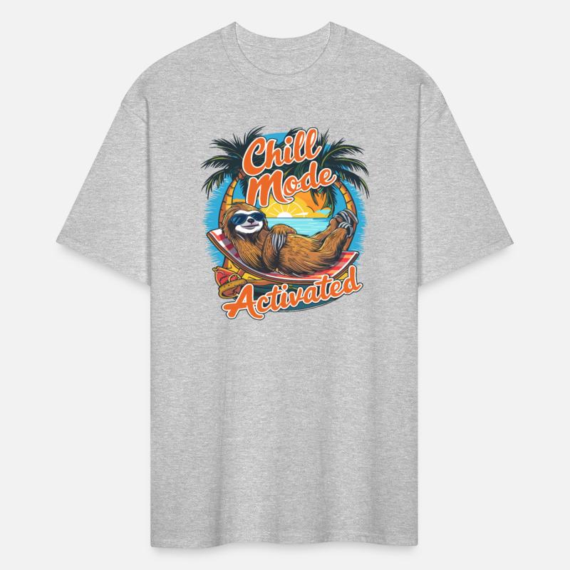Chill Mode Activated Sloth Hammock Beach Sunset