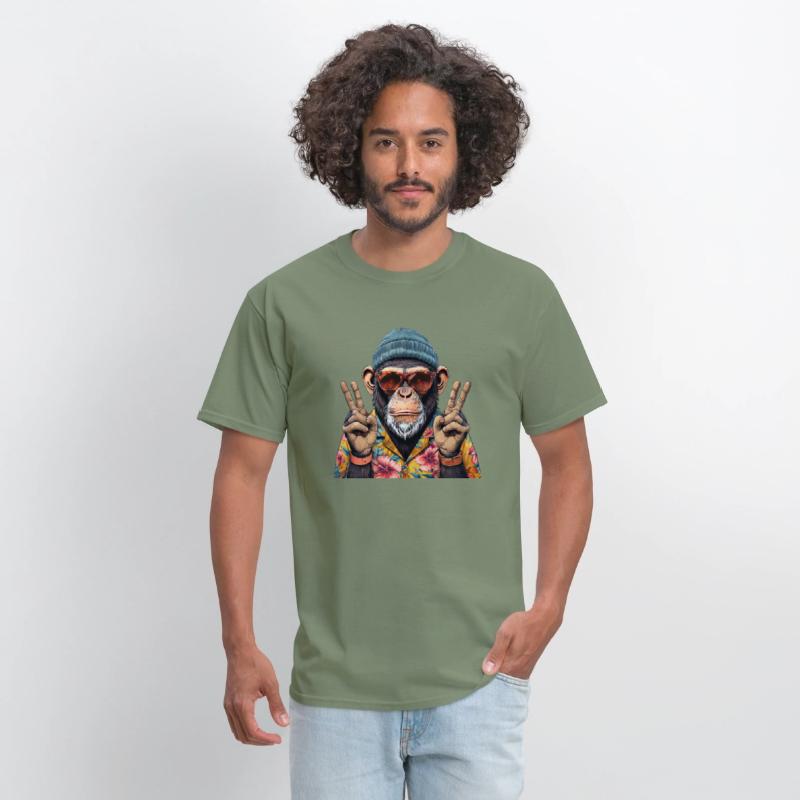 "Chill Vibes Only: The Coolest Monkey in Town"