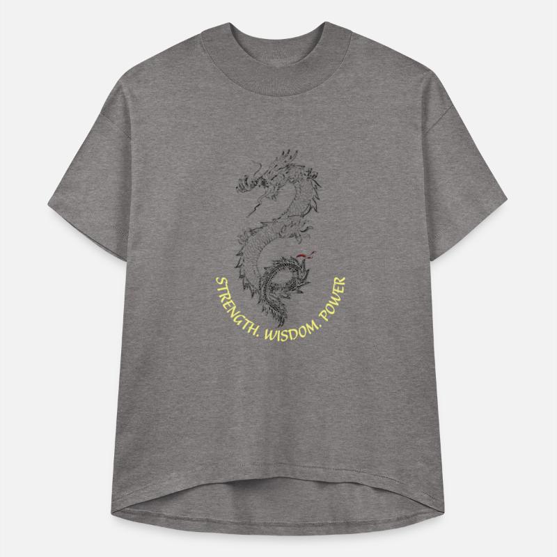 Chinese symbolic black dragon head creature