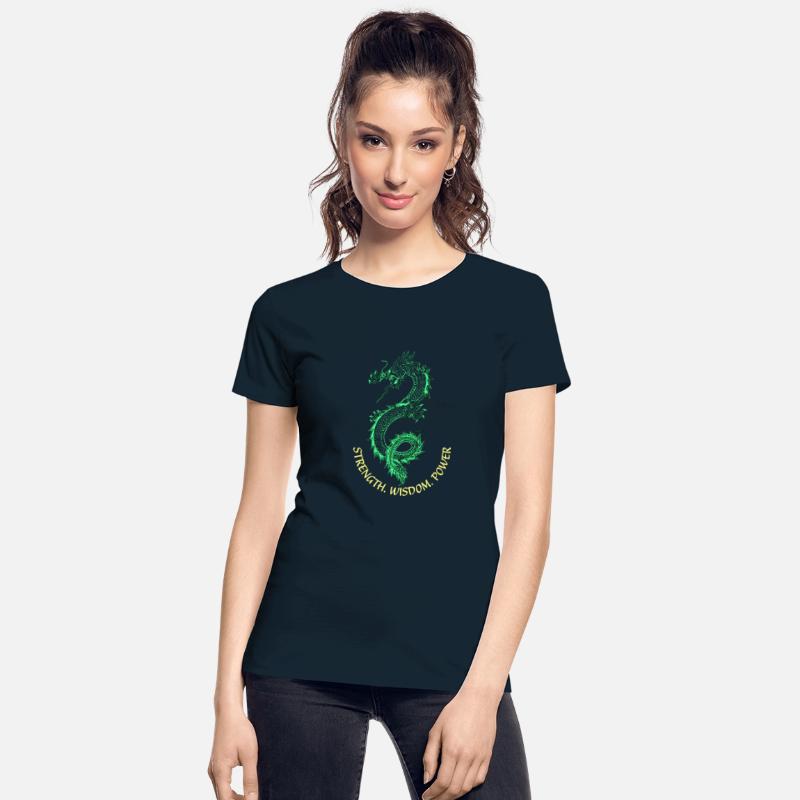 Chinese symbolic spirit green dragon head creature