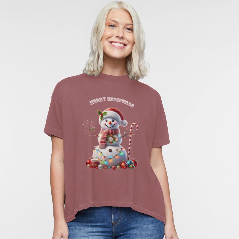 Christmas Holiday Snowman with Decorations URM