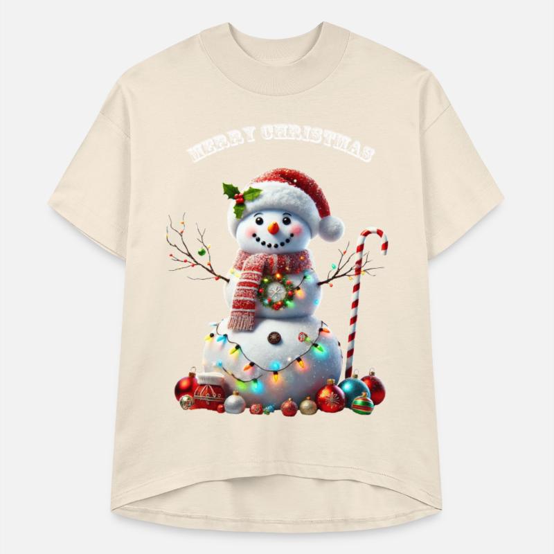 Christmas Holiday Snowman with Decorations URM