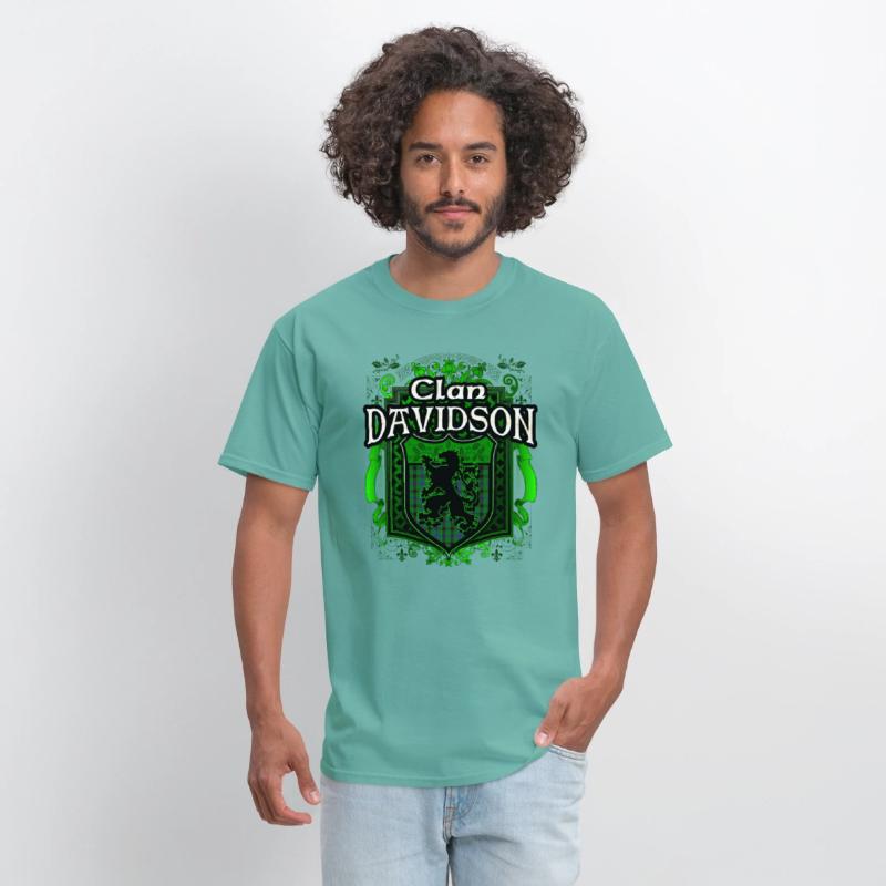 Clan Davidson Tartan Rampant Lion Celtic