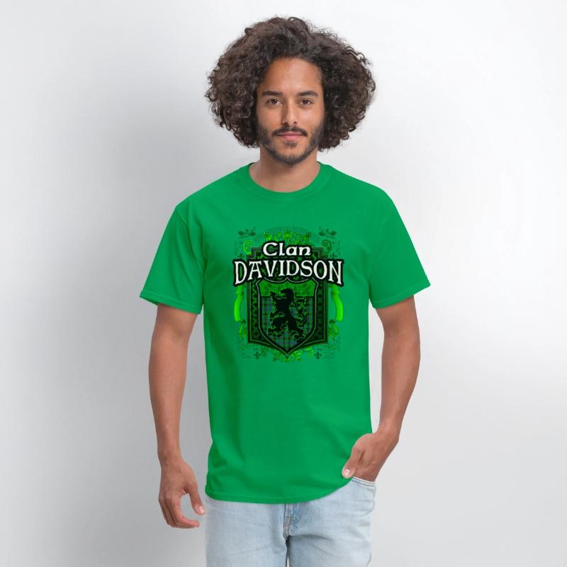 Clan Davidson Tartan Rampant Lion Celtic