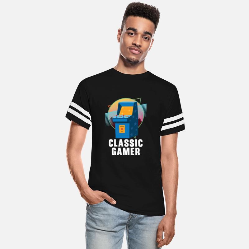 Classic Gamer Geek Video Game Player Arcade Gaming