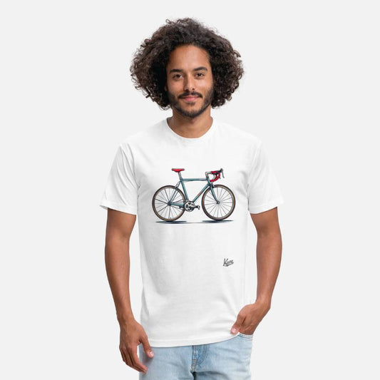 Classic Road Bike Illustration with Retro Vibe