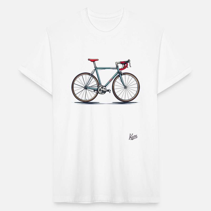 Classic Road Bike Illustration with Retro Vibe