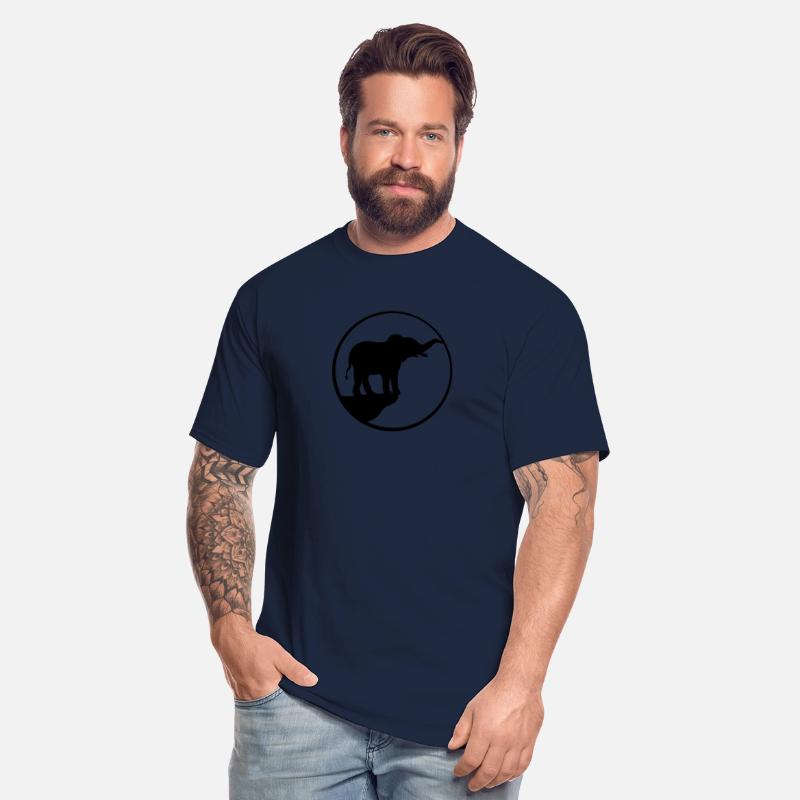 cliff moon elephant silhouette