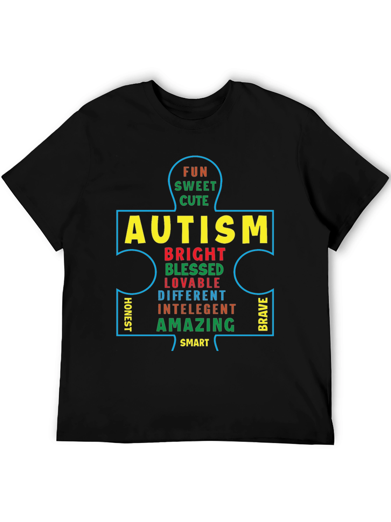 Autism Awareness Puzzle Piece T-Shirt