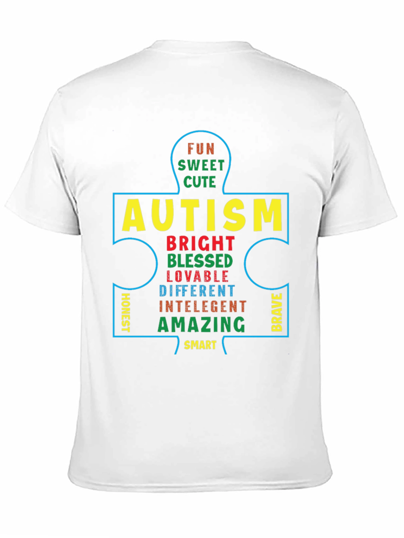 Autism Awareness Puzzle Piece T-Shirt