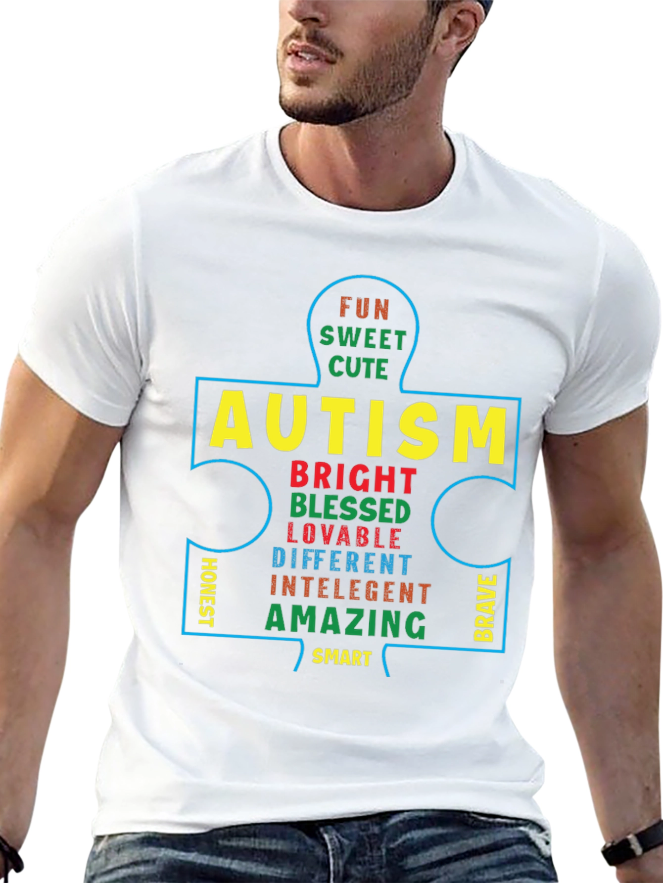 Autism Awareness Puzzle Piece T-Shirt
