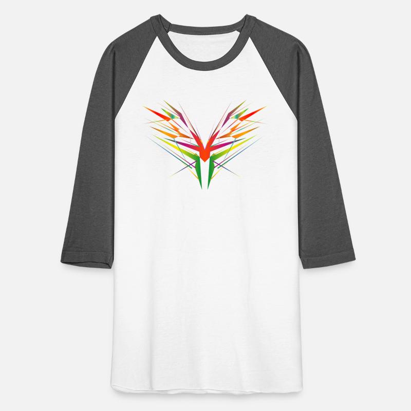 colorful abstract wing shape