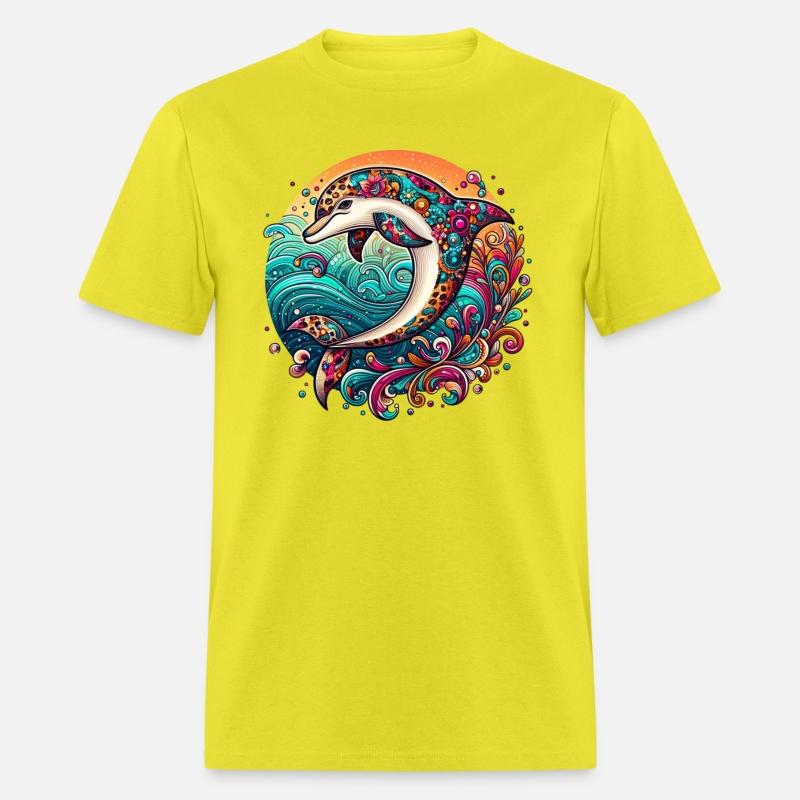 Colorful Dolphin Art