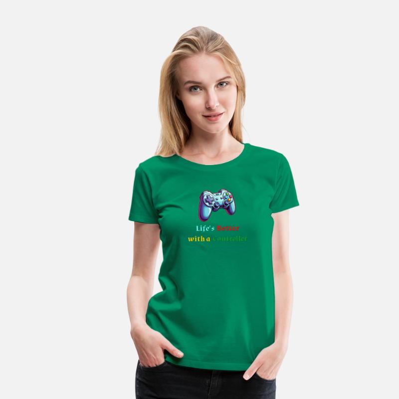 Colorful Gaming Controller Illustration