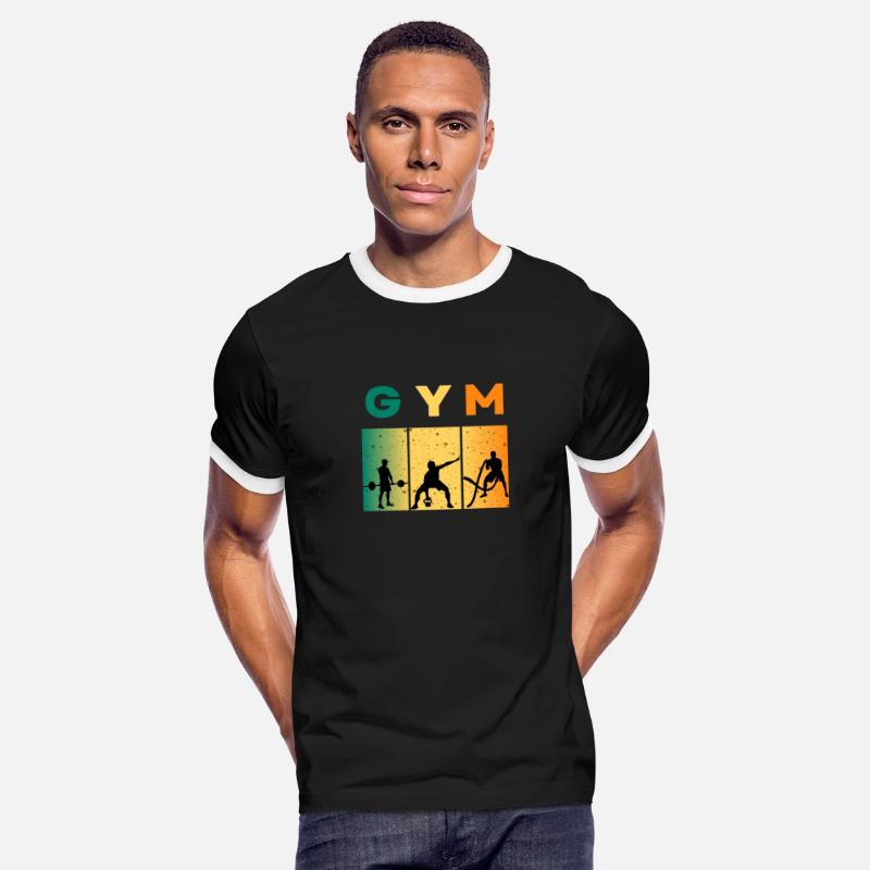 Colorful Modern Gym Sports T shirt