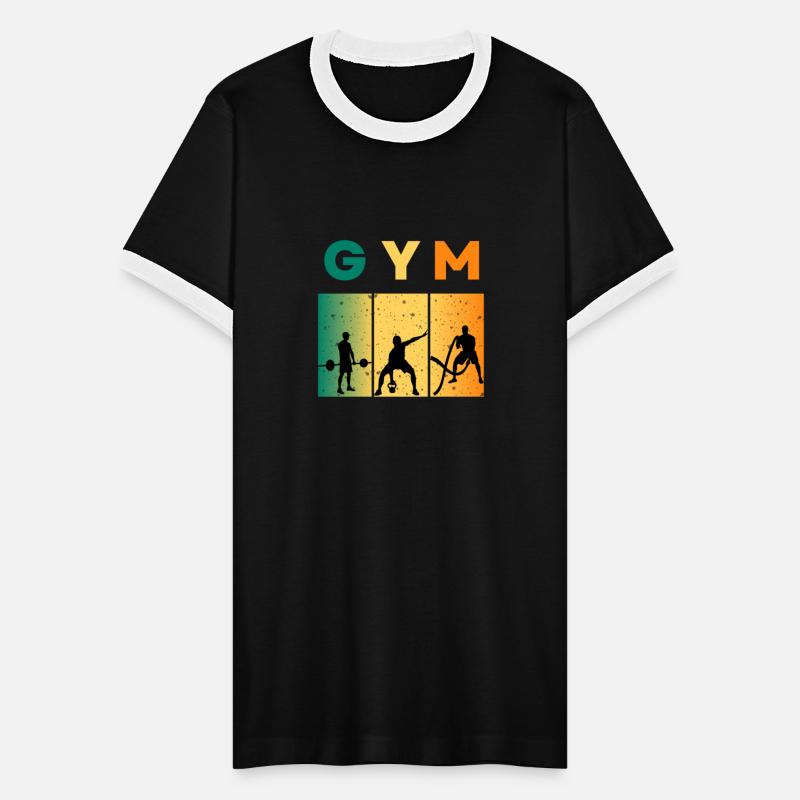 Colorful Modern Gym Sports T shirt