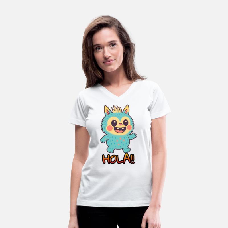 Colorful Monster with Friendly Expression