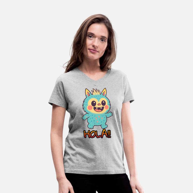 Colorful Monster with Friendly Expression