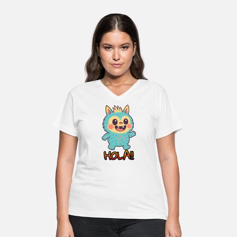 Colorful Monster with Friendly Expression