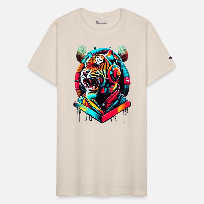 Colorful Tiger Face