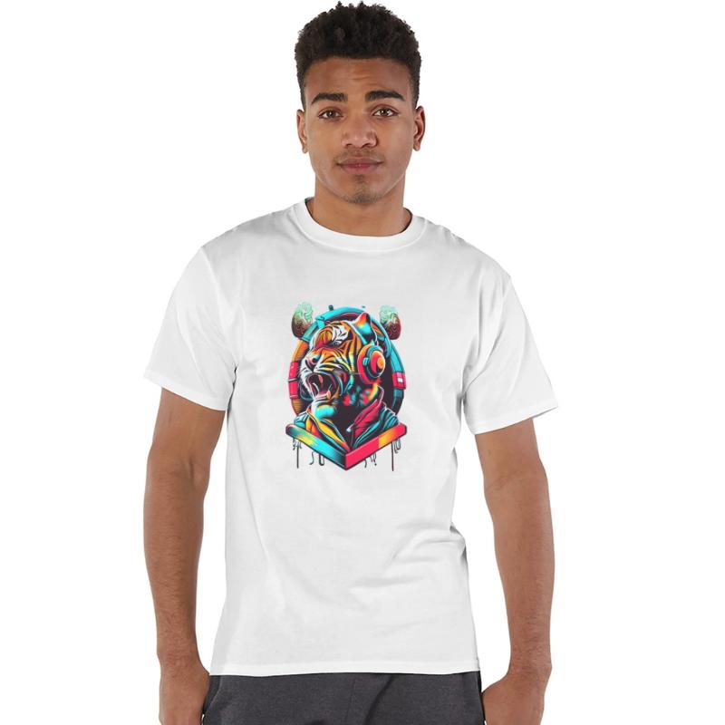 Colorful Tiger Face